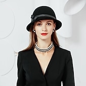 Недорогие Вечеринковые шляпы-Шерсть Кентукки дерби шляпа / Головные уборы с 1 Особые случаи / Вечеринка / ужин Заставка