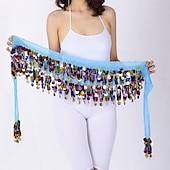 voordelige Dansaccessoires-Buikdans Buikdans heupsjaals Dames Prestatie Chiffon Pailletten Buikdans Heup Sjaal