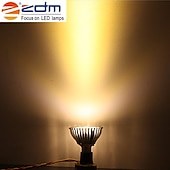 economico Lampadine-zdm e26 / e27 7w 650-750lm par30 faretto led 7 perline led ad alta potenza led bianco / bianco caldo 85-265 v alta conducibilità termica in alluminio