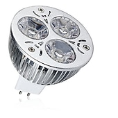 levne LED žárovky bodové-10ks 9W led žárovka bodové světlo 900lm mr16 3 led korálky led dekorativní teplá studená bílá pro krajinářské zapuštěné osvětlení kolejí ac12v 90w ekvivalent halogenu
