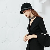 Недорогие Вечеринковые шляпы-Шерсть Кентукки дерби шляпа / Головные уборы с 1 Особые случаи / Вечеринка / ужин Заставка