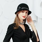 Недорогие Вечеринковые шляпы-Шерсть Кентукки дерби шляпа / Головные уборы с 1 Особые случаи / Вечеринка / ужин Заставка