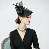 economico Fascinatori &amp; Cappelli-Elegante Derby Copricapo affascinante Gentildonna Costume Per donna Carnevale Feste Derby Ricevimento di matrimonio Adulti Fascinator Primavera &amp; Estate