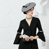 baratos Chapéus e Fascinators-Seda / Twill Weave Chapéu Kentucky Derby / Chapéus com 1 Casamento / Festa / Noite / Festa de Chá Capacete