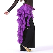 cheap Dance Accessories-Belly Dance Hip Scarf Ruffles Women&#039;s Chiffon / Ballroom