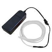 זול מוצרים עם חיבור לחשמל-5m אורות מחרוזת 0 leds el 1pc לבן אדום כחול עמיד למים חוט ניאון דבק עצמי