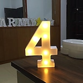 cheap Decorative Lights-LED Letter Lights Sign 26 Letters Alphabet Light Up Letters Sign for Night Light Wedding Birthday Party Battery Powered Christmas Dorm Lamp Home Bar Decoration