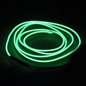 זול מוצרים עם חיבור לחשמל-5m אורות מחרוזת 0 leds el 1pc לבן אדום כחול עמיד למים חוט ניאון דבק עצמי