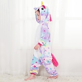 זול תחפושות של Onesie-בגדי ריקוד ילדים דפוס רקמה אופנתי תחפושת Onesie תחפושת קרנבל חַדקֶרֶן פגסוס פיג&#039;מה אוברול פיג&#039;מת קיגורומי תחפושת מצחיקה ל בנים ובנות חג המולד קרנבל יום הילד קָרִיקָטוּרָה