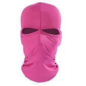 cheap Balaclavas &amp; Face Masks-Headwear Balaclava Neck Gaiter Neck Tube Solid Color Sunscreen Windproof Quick Dry Dust Proof Comfortable Bike / Cycling Dark Grey White Purple Lycra for Men&#039;s Women&#039;s Adults&#039; Camping / Hiking Ski