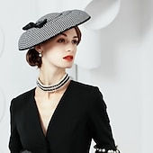 baratos Chapéus e Fascinators-Seda / Twill Weave Chapéu Kentucky Derby / Chapéus com 1 Casamento / Festa / Noite / Festa de Chá Capacete
