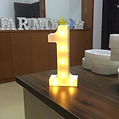 cheap Decorative Lights-LED Letter Lights Sign 26 Letters Alphabet Light Up Letters Sign for Night Light Wedding Birthday Party Battery Powered Christmas Dorm Lamp Home Bar Decoration
