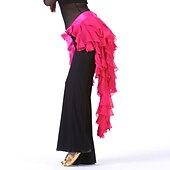 cheap Dance Accessories-Belly Dance Hip Scarf Ruffles Women&#039;s Chiffon / Ballroom