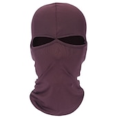 cheap Balaclavas &amp; Face Masks-Headwear Balaclava Neck Gaiter Neck Tube Solid Color Sunscreen Windproof Quick Dry Dust Proof Comfortable Bike / Cycling Dark Grey White Purple Lycra for Men&#039;s Women&#039;s Adults&#039; Camping / Hiking Ski