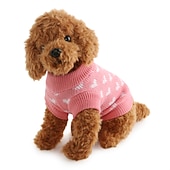 abordables Suéteres-Suéteres Ropa para cachorros Saltador Mantiene abrigado Invierno Templado Ropa para perros for Fornido Labrador Perro perdiguero de oro Buldog Shiba Inu