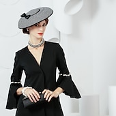 baratos Chapéus e Fascinators-Seda / Twill Weave Chapéu Kentucky Derby / Chapéus com 1 Casamento / Festa / Noite / Festa de Chá Capacete