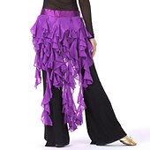 cheap Dance Accessories-Belly Dance Hip Scarf Ruffles Women&#039;s Chiffon / Ballroom