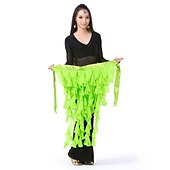 cheap Dance Accessories-Belly Dance Hip Scarf Ruffles Women&#039;s Chiffon / Ballroom