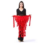 cheap Dance Accessories-Belly Dance Hip Scarf Ruffles Women&#039;s Chiffon / Ballroom