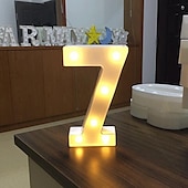 cheap Decorative Lights-LED Letter Lights Sign 26 Letters Alphabet Light Up Letters Sign for Night Light Wedding Birthday Party Battery Powered Christmas Dorm Lamp Home Bar Decoration