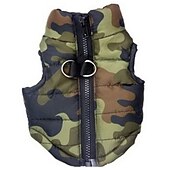 abordables Manteaux-Chien Manteau Veste Gilet Vêtements pour Chiot Décontracté Quotidien Hiver Respirant Extérieur Vêtements pour Chiens for Husky Labrador Malamute de l&#039;Alaska Bouledogue Shiba Inu