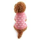 abordables Suéteres-Suéteres Ropa para cachorros Saltador Mantiene abrigado Invierno Templado Ropa para perros for Fornido Labrador Perro perdiguero de oro Buldog Shiba Inu