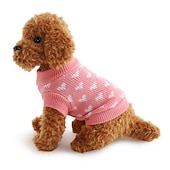 abordables Suéteres-Suéteres Ropa para cachorros Saltador Mantiene abrigado Invierno Templado Ropa para perros for Fornido Labrador Perro perdiguero de oro Buldog Shiba Inu