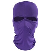 cheap Balaclavas &amp; Face Masks-Headwear Balaclava Neck Gaiter Neck Tube Solid Color Sunscreen Windproof Quick Dry Dust Proof Comfortable Bike / Cycling Dark Grey White Purple Lycra for Men&#039;s Women&#039;s Adults&#039; Camping / Hiking Ski