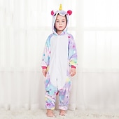 זול תחפושות של Onesie-בגדי ריקוד ילדים דפוס רקמה אופנתי תחפושת Onesie תחפושת קרנבל חַדקֶרֶן פגסוס פיג&#039;מה אוברול פיג&#039;מת קיגורומי תחפושת מצחיקה ל בנים ובנות חג המולד קרנבל יום הילד קָרִיקָטוּרָה
