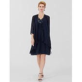 voordelige moeders wikkels-Vrouwen Wrap Shrug Moeder&#039;s Wraps Jassen  Jasjes Elegant Zonbescherming 3/4 Lengte Mouw Chiffon Bruiloft Gasten Wraps Met Effen Kleur Voor Formele Lente  Herfst kleed je mooi aan
