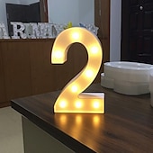 cheap Decorative Lights-LED Letter Lights Sign 26 Letters Alphabet Light Up Letters Sign for Night Light Wedding Birthday Party Battery Powered Christmas Dorm Lamp Home Bar Decoration