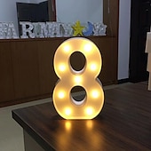 cheap Decorative Lights-LED Letter Lights Sign 26 Letters Alphabet Light Up Letters Sign for Night Light Wedding Birthday Party Battery Powered Christmas Dorm Lamp Home Bar Decoration