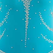 tanie Suknie do łyżwiarstwa figurowego-Sukienka łyżwiarska Damskie Dla dziewczynek Bruslení Sukienka Perłowo-różowy Błękit egejski Biały Niejednolita całość Siateczka Spandeks Trening Zawody Odzież łyżwiarska Ręcznie wykonane Z klejnotami