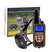 economico Addestramento e accessori educativi per cani-Addestramento del cane Addestramento Collare Anti Bark Shock Collar Cane Ompermeabile Anti Bark Ricaricabile LCD Vibrazione Sicurezza ABS Clicker Elettronica Kit comportamentale Addestramento di