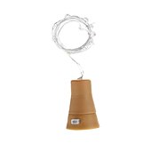 cheap Solar String Lights-1pc 10LED 1m Solar Wine Bottle Stopper Copper Fairy Strip Wire Outdoor Party Decoration Novelty Night Lamp DIY