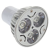 levne LED žárovky bodové-10ks 3w gu10 / e27 / e14 / gu5.3 led reflektor 250lm teplé / studené bílé pro kuchyňský hotel ložnice osvětlení lampada ac220-240v
