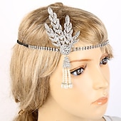 economico Accessori e altro-Retrò Vintage Anni Ruggenti Anni 1920 Fascia Flapper Gioielli per la testa Il grande Gatsby Invitato al matrimonio Per donna Performance Festa / Sera Affari / Cerimonia / Matrimonio