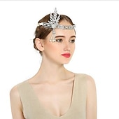 ieftine Accesorii și altele-Retro / vintage Urlați 20 de ani Anii 1920 Accesoriu de Păr Bandană Adolescentă Gatsby Charleston Gentlewoman Franjuri Mată Ciucure Haine Bal Pentru femei Halloween Mascaradă Petrecere Birou