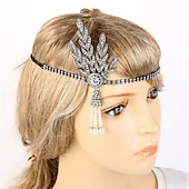 economico Accessori e altro-Retrò Vintage Anni Ruggenti Anni 1920 Fascia Flapper Gioielli per la testa Il grande Gatsby Invitato al matrimonio Per donna Performance Festa / Sera Affari / Cerimonia / Matrimonio