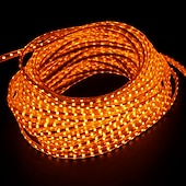 お買い得  防水ストリップライト-導かれたストリップライト防水30m98.4fttiktokライト5050smd 1800ledseuプラグ付き暖かい白白赤黄青緑家のダイニングリビングルームバー用の切断可能