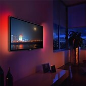 זול שלט רחוק-אורות רצועת led עמיד למים 1 m rgb tiktok אורות 60 נוריות 5050 smd 10 מ&quot;מ 1 m led אורות רצועת 17-key מרחוק שלט רחוק rgb tiktok אורות טלוויזיה רקע אור ip65