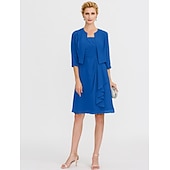 cheap Mother&#039;s Wraps-3/4 Length Sleeve Shrugs Chiffon Wedding / Party / Evening Women&#039;s Wrap With