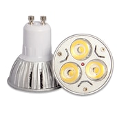 levne LED žárovky bodové-10ks 3w gu10 / e27 / e14 / gu5.3 led reflektor 250lm teplé / studené bílé pro kuchyňský hotel ložnice osvětlení lampada ac220-240v