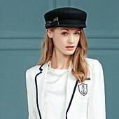 cheap Party Hats-Wool / Pearwood Kentucky Derby Hat / Hats with Satin Bowknot 1 Piece Casual / Daily Wear Headpiece