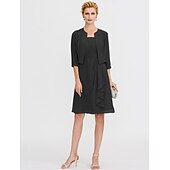 cheap Mother&#039;s Wraps-3/4 Length Sleeve Shrugs Chiffon Wedding / Party / Evening Women&#039;s Wrap With