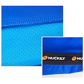 baratos Aquecedor para Braços e Pernas-1 par Nuckily Mangas de ciclismo Armwarmers Mangas de compressão Côr Sólida UPF 50 Reflector Leve Moto Branco Preto para Homens Mulheres Adulto Bicicleta de Estrada Bicicleta De Montanha Pesca
