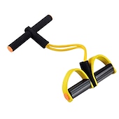 cheap Yoga Gear-Pedal Resistance Band Sit-up Pull Rope Natural Latex Bodybuilding Expander 27.0*15.0*9.0 cm Sports Latex Home Workout Gym Pilates Strength Training Muscular Bodyweight Training Physical Therapy