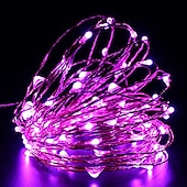 voordelige Batterij String Lights-ZDM® 10M Verlichtingsslingers 100 LEDs SMD 0603 1pc Warm wit Koel wit Rood Waterbestendig USB Feest 5 V Voeding Via USB