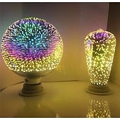 Χαμηλού Κόστους LED Λάμπες Globe-1pc 5 w led globe λαμπτήρες led νήματα λαμπτήρες 450 lm e26 / e27 g95 28 led χάντρες ενσωματώνουν διακοσμητικά led διακοσμητικά τρισδιάστατα starburst πολύχρωμα 85-265 v