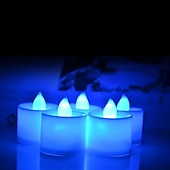 Χαμηλού Κόστους Φώτα κεριών-24 τεμ/σετ κεριά led με μπαταρία κεριά μπαταρίες ανάβει κεριά για να δημιουργήσετε ζεστή ατμόσφαιρα που τρεμοπαίζει φυσικά φωτεινά
